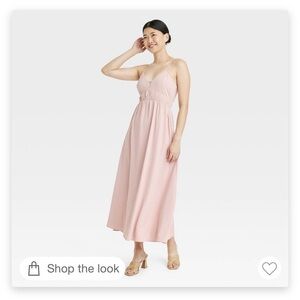 NWOT A New Day pink maxi dress